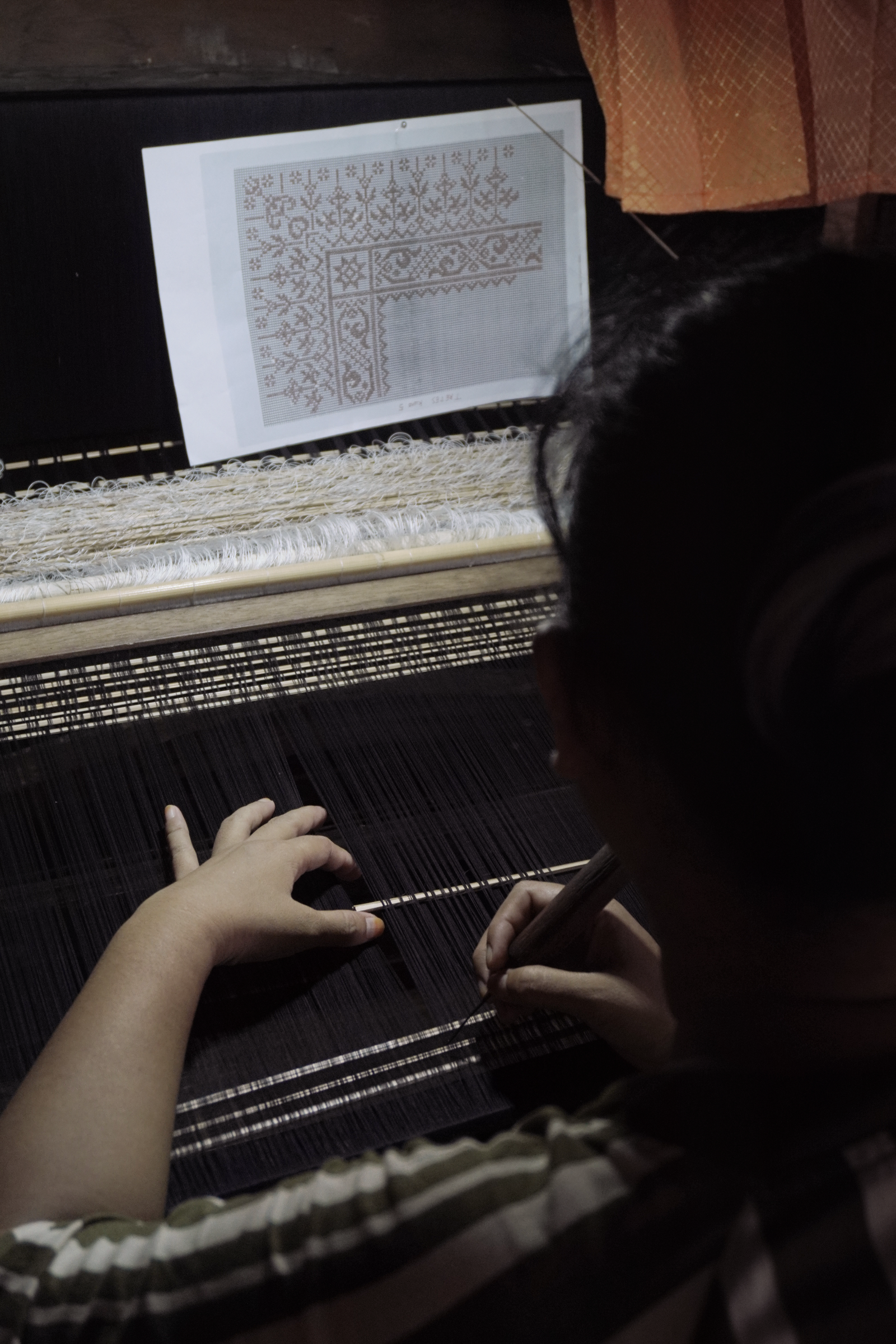 Tahap Menenun Songket